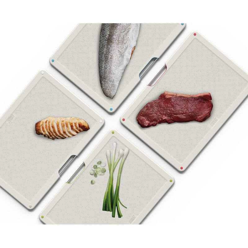 Joseph Joseph Folio 4 Piece Stone Chopping Board Set With Steel Case - KITCHEN - Bench - Soko and Co