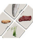 Joseph Joseph Folio 4 Piece Stone Chopping Board Set With Steel Case - KITCHEN - Bench - Soko and Co