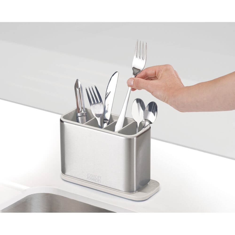 Joseph Joseph Surface Stainless Steel Cutlery Drainer Stone – Soko