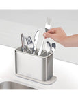 Joseph Joseph Surface Stainless Steel Cutlery Drainer Stone - KITCHEN - Sink - Soko and Co