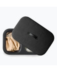 Joseph Joseph Tota Luxe 90L Twin Divided Laundry Basket Black - LAUNDRY - Hampers - Soko and Co