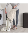 Joseph Joseph Tota Luxe 90L Twin Divided Laundry Basket Black - LAUNDRY - Hampers - Soko and Co
