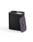 Joseph Joseph Tota Luxe 90L Twin Divided Laundry Basket Black - LAUNDRY - Hampers - Soko and Co