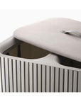 Joseph Joseph Tota Luxe 90L Twin Divided Laundry Basket Ecru - LAUNDRY - Hampers - Soko and Co