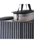 Joseph Joseph Tota Trio Luxe 90L Divided Laundry Basket Black - LAUNDRY - Hampers - Soko and Co