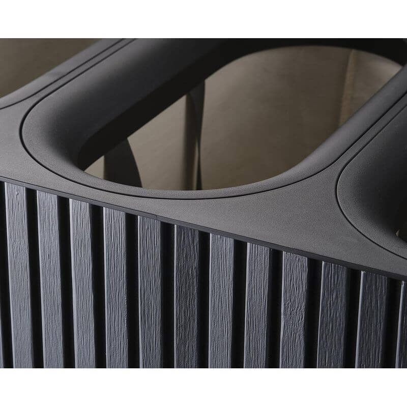 Joseph Joseph Tota Trio Luxe 90L Divided Laundry Basket Black - LAUNDRY - Hampers - Soko and Co