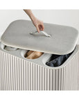 Joseph Joseph Tota Trio Luxe 90L Divided Laundry Basket Ecru - LAUNDRY - Hampers - Soko and Co