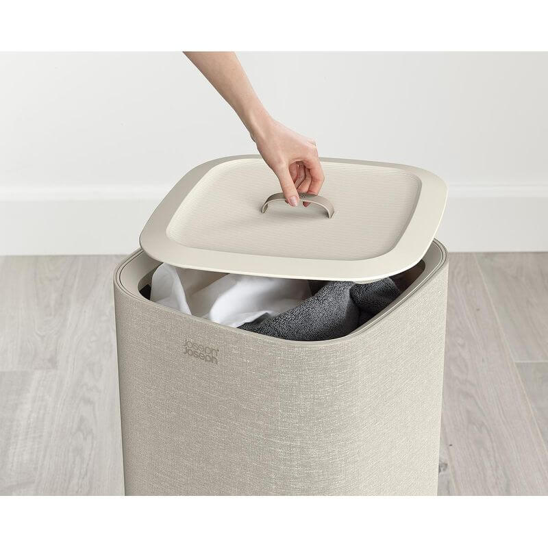Joseph Joseph Tota Uno 60L Laundry Basket Ecru - LAUNDRY - Hampers - Soko and Co