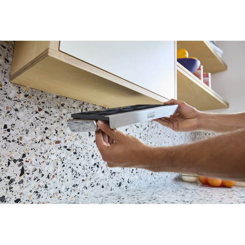 Joseph Joseph Under Shelf Stainless Steel Paper Towel Holder - KITCHEN - Shelves and Racks - Soko and Co