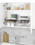 Klea Undershelf Wire Basket Black - KITCHEN - Shelves and Racks - Soko and Co