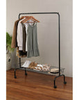 Large Heavy Duty Clothes Rack Black - WARDROBE - Garment Racks - Soko and Co