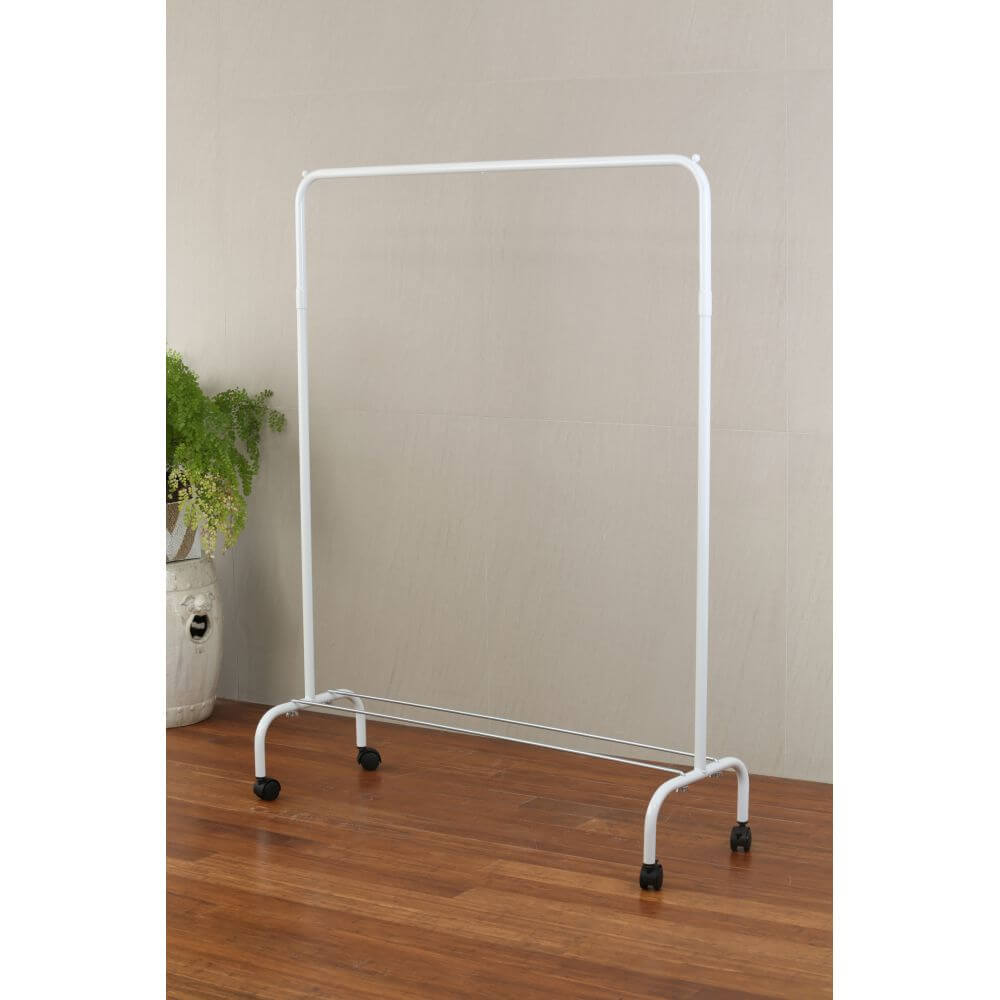 Large Heavy Duty Clothes Rack White - WARDROBE - Garment Racks - Soko and Co