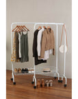 Large Heavy Duty Clothes Rack White - WARDROBE - Garment Racks - Soko and Co