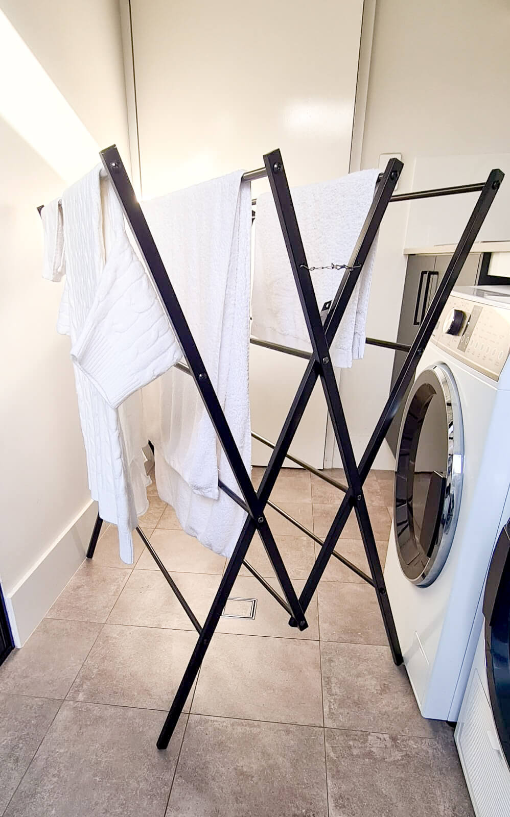 Limited Edition Heavy Duty Clothes Airer Matte Black - LAUNDRY - Airers - Soko and Co