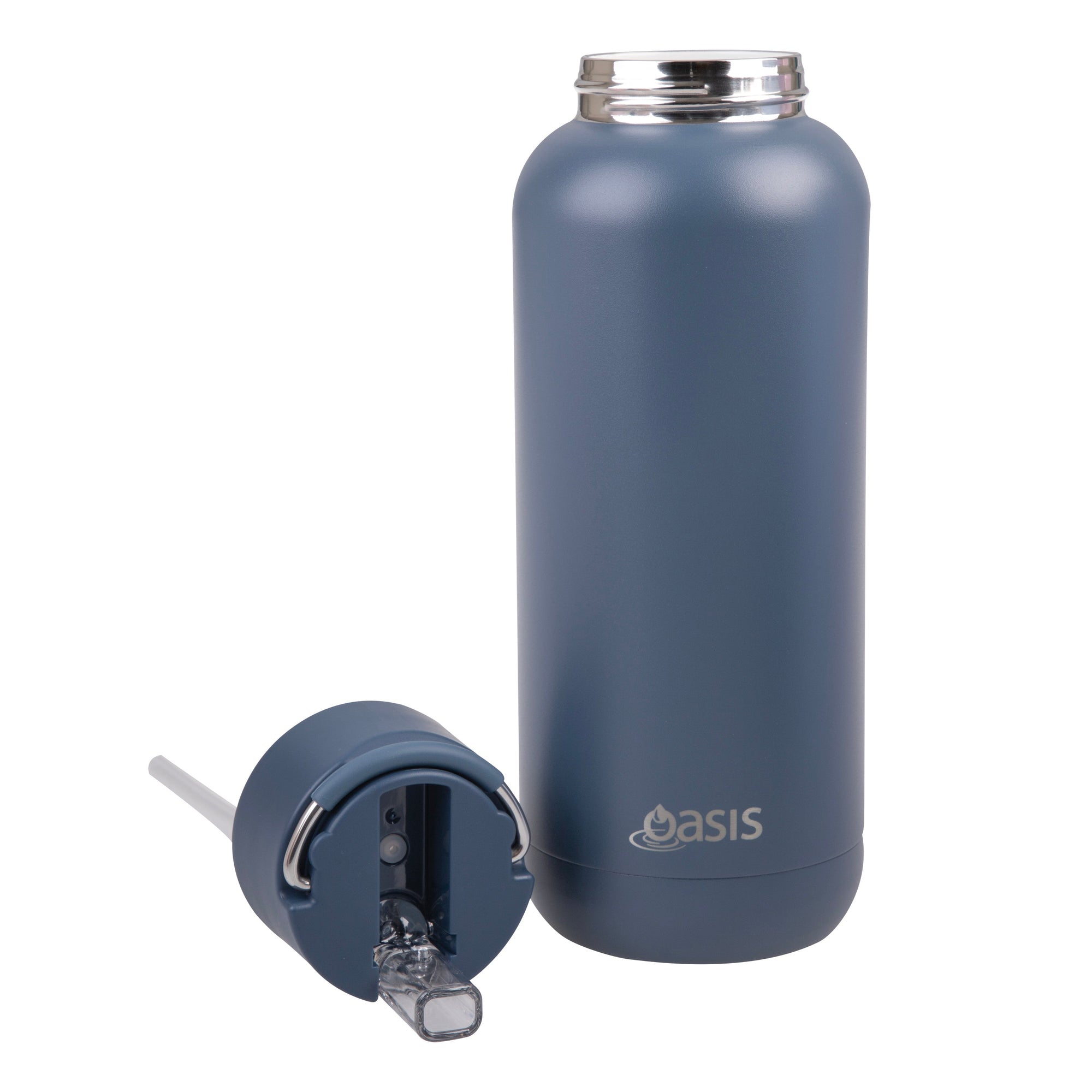 Moda 1L Ceramic Lined Insulated Water Bottle - Indigo - LIFESTYLE - Water Bottles - Soko and Co