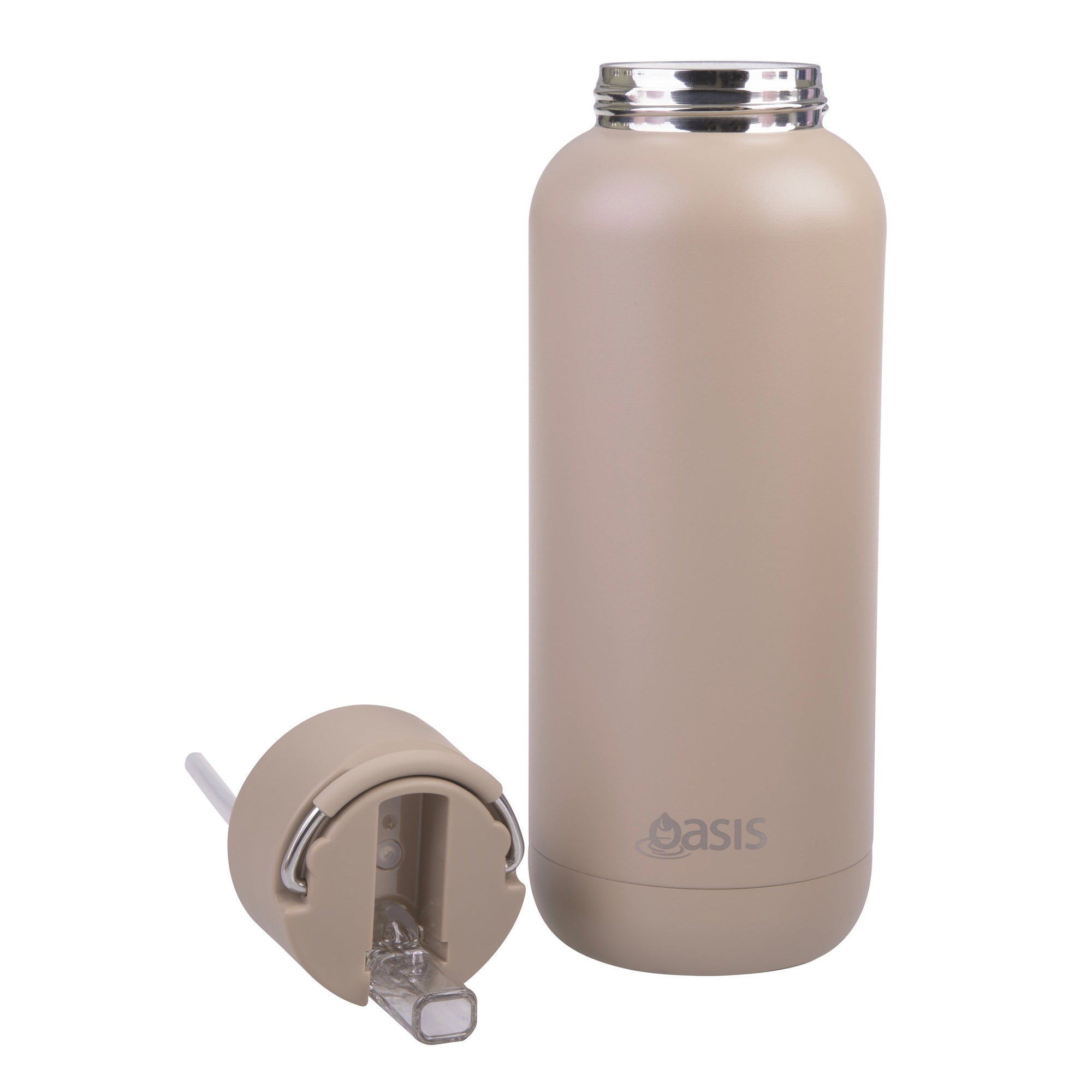 Moda 1L Ceramic Lined Insulated Water Bottle Latte - LIFESTYLE - Water Bottles - Soko and Co