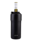 Oasis Double Wall Insulated Adjustable Wine Cooler Black