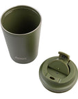 Oasis Double Wall Insulated Coffee Cup 360ml Forest Green - LIFESTYLE - Coffee Mugs - Soko and Co