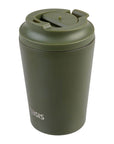 Oasis Double Wall Insulated Coffee Cup 360ml Forest Green - LIFESTYLE - Coffee Mugs - Soko and Co