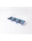 Prepara 3 Section Taco Tray Blue