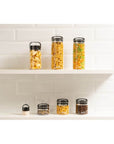 Prepara Evak Glass Container With Gloss Black Compact Handle Mini - KITCHEN - Food Containers - Soko and Co