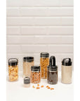 Prepara Evak Glass Container With Gloss Black Compact Handle Mini - KITCHEN - Food Containers - Soko and Co