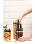Prepara Evak Glass Container With Gloss Black Compact Handle Mini - KITCHEN - Food Containers - Soko and Co