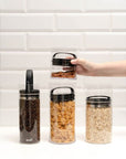 Prepara Evak Glass Container With Gloss Black Compact Handle Mini - KITCHEN - Food Containers - Soko and Co