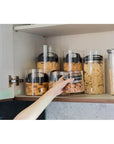 Prepara Evak Glass Container With Gloss Black Compact Handle Small - KITCHEN - Food Containers - Soko and Co