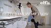 A video showing White Elfa shelving and drawers used in a laundry