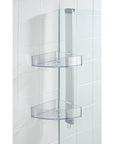 Prima 2 Tier Over Door Corner Shower Caddy - BATHROOM - Shower Caddies - Soko and Co