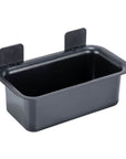 Prima Adhesive Shower Basket Black