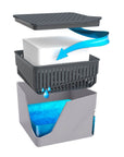 Refillable Dehumidifier Cube 500g Grey - LAUNDRY - Cleaning - Soko and Co