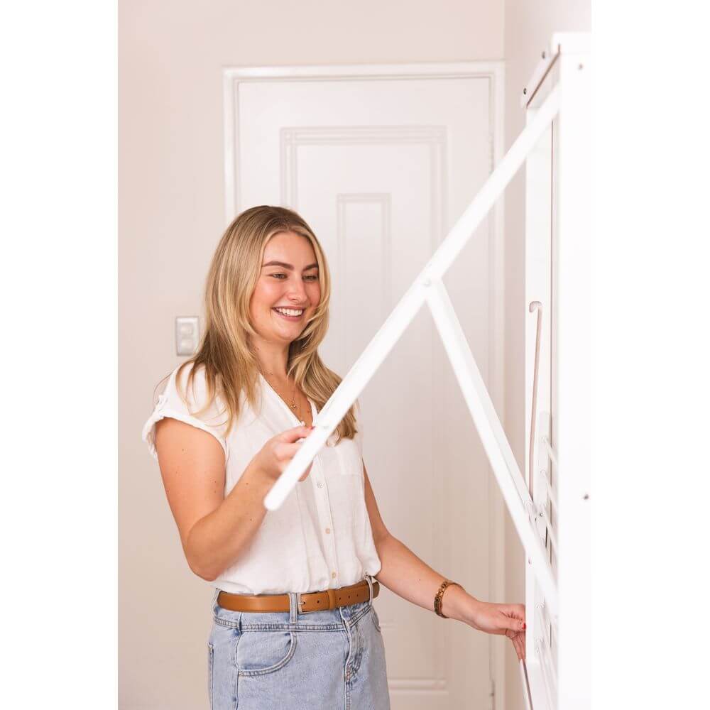 Rialto 2 Tier Wall Mounted Airer With Cover - LAUNDRY - Airers - Soko and Co