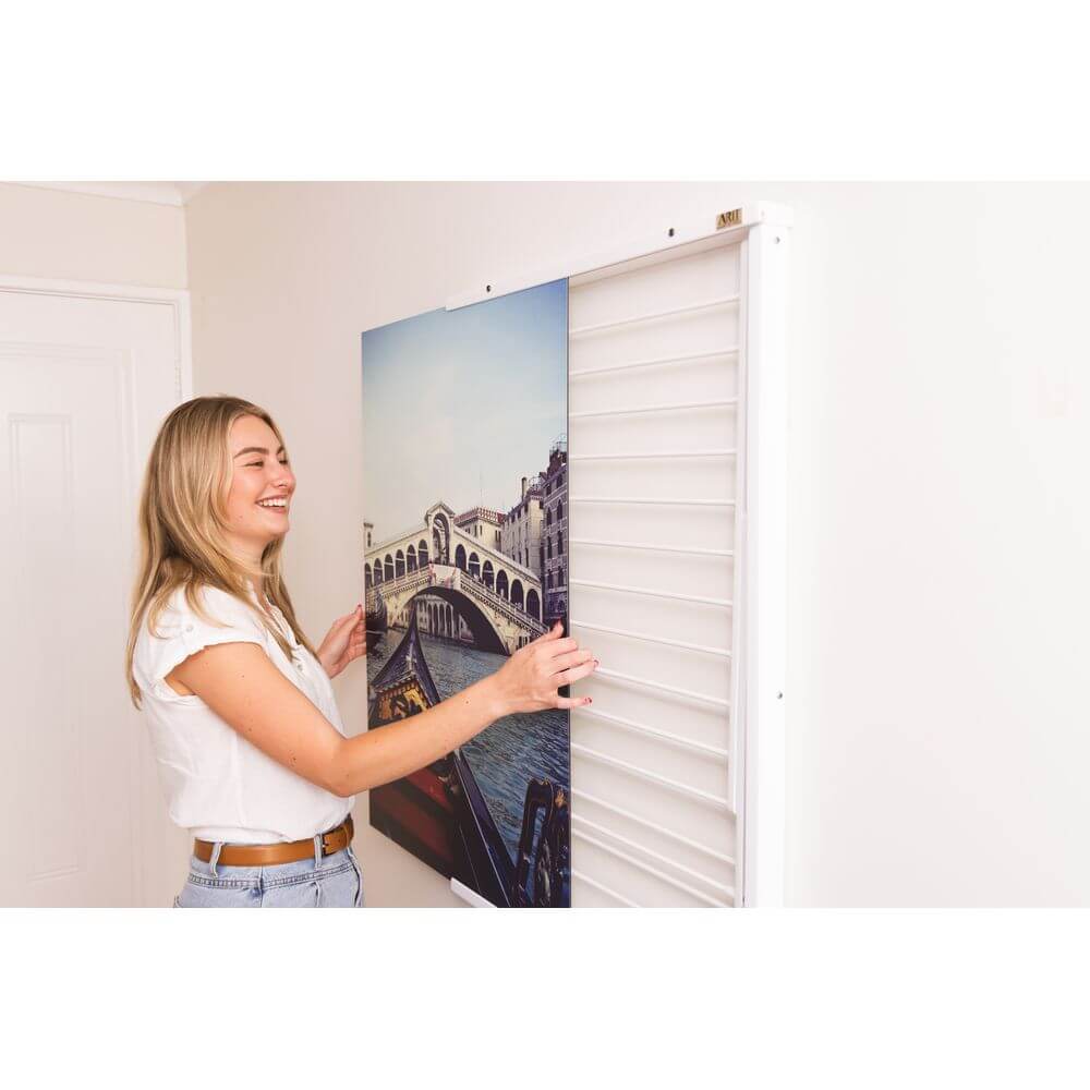 Rialto 2 Tier Wall Mounted Airer With Cover - LAUNDRY - Airers - Soko and Co