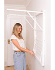 Rialto 2 Tier Wall Mounted Airer With Cover - LAUNDRY - Airers - Soko and Co