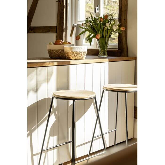 Rika Medium Rectangular Storage Basket White & Natural - HOME STORAGE - Baskets and Totes - Soko and Co