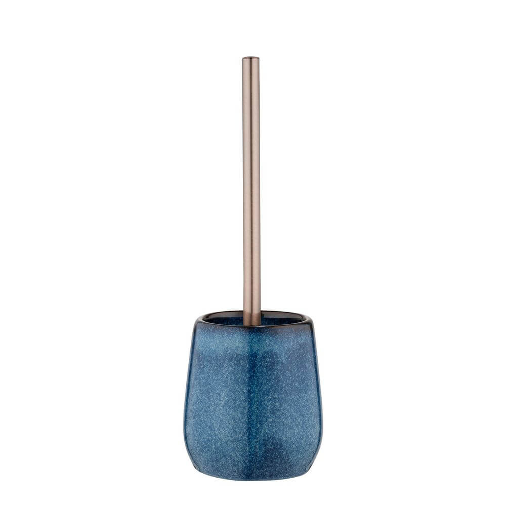 Sirmione Ceramic Toilet Brush Reactive Blue - BATHROOM - Toilet Brushes - Soko and Co
