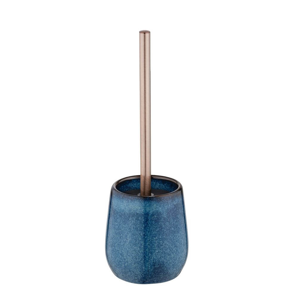 Sirmione Ceramic Toilet Brush Reactive Blue - BATHROOM - Toilet Brushes - Soko and Co
