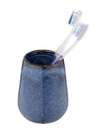 Sirmione Ceramic Toothbrush Tumbler Reactive Blue