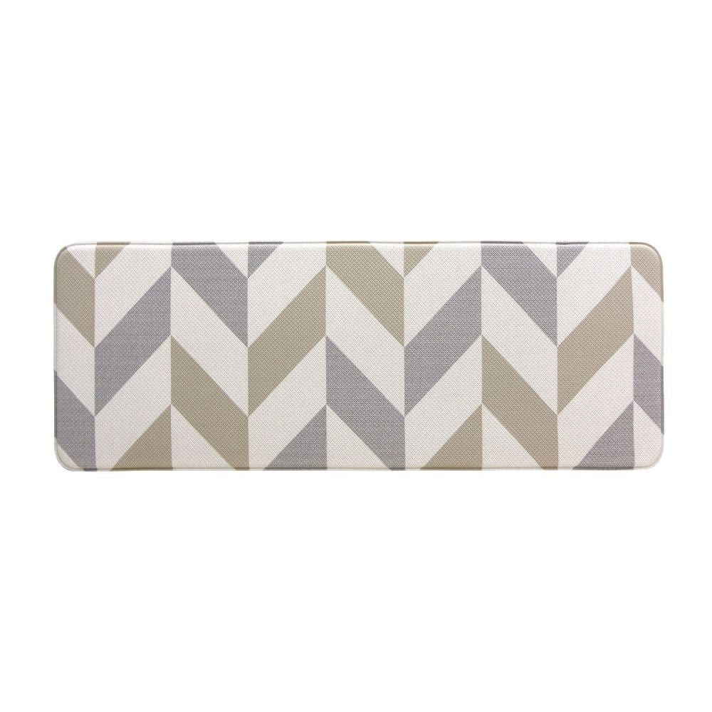 Soft Padded Kitchen Floor Mat Herringbone Gainsboro - KITCHEN - Accessories and Gadgets - Soko and Co