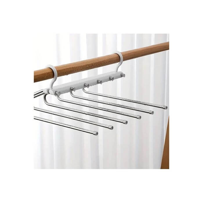 Urburn Stainless Steel Folding Pants Rack - WARDROBE - Clothes Hangers - Soko and Co