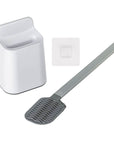 Vigar Essential Eco Wall Mounted Toilet Brush White - BATHROOM - Toilet Brushes - Soko and Co