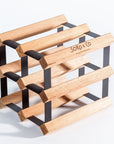 Vino Stack 4 Pocket Mahogany Wine Rack - WINE - Wine Racks - Soko and Co