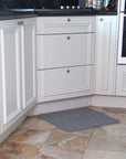 White Magic Non-slip Shower Mat Square Platinum - BATHROOM - Safety - Soko and Co