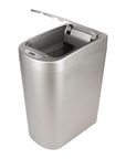 White Magic Smart Bathroom Bin Stainless Steel