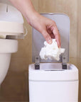 White Magic Smart Bathroom Bin White - BATHROOM - Bins - Soko and Co