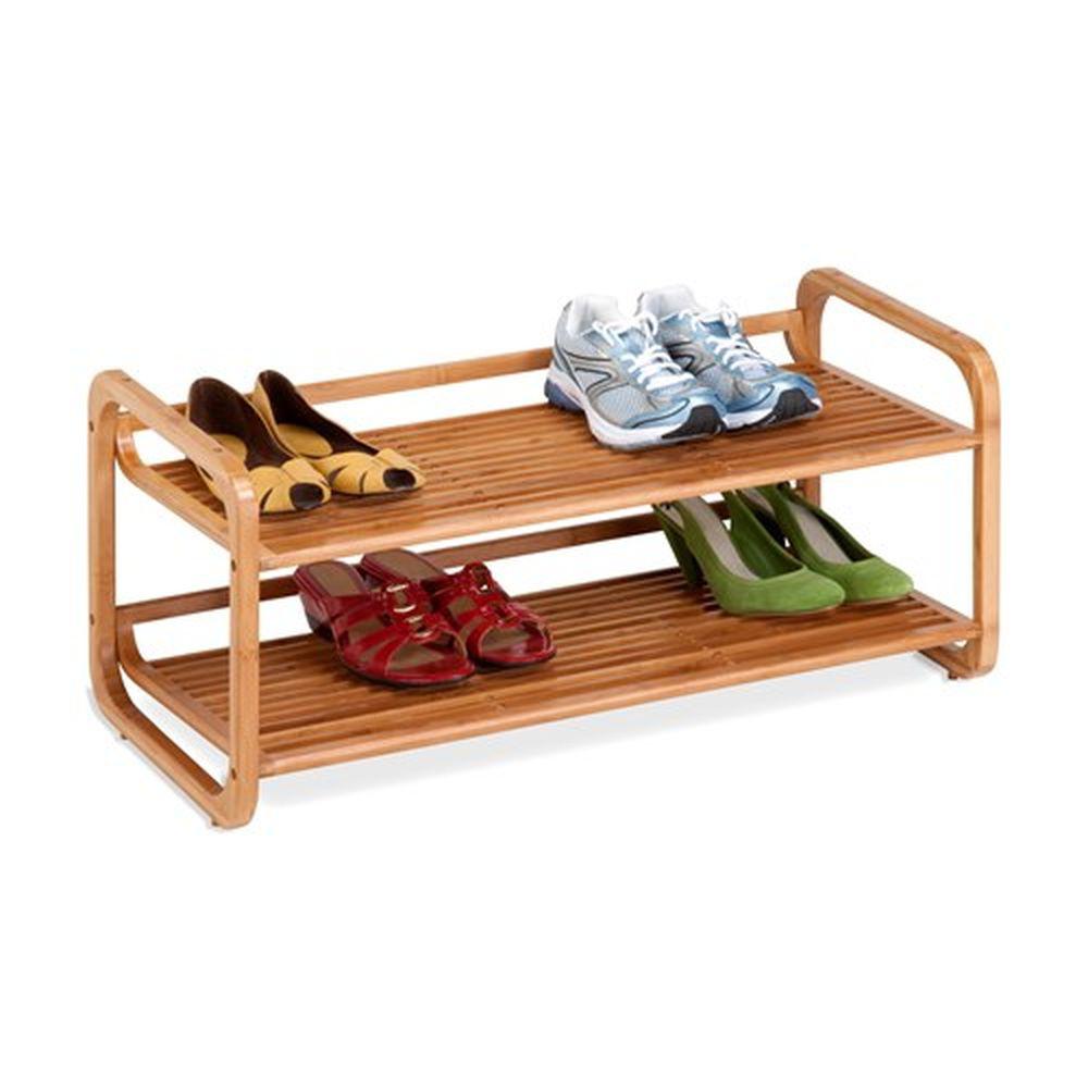 Shoe Stand Tier Shoe Rack Wood Tier Bamboo Shoe Rack Soko Co