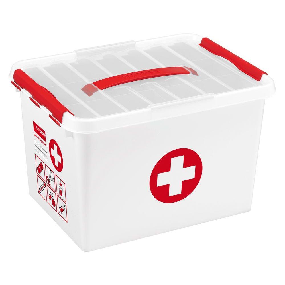22L First Aid Box with Tray - HOME STORAGE - Plastic Boxes - Soko and Co