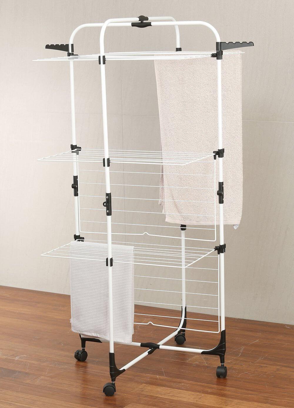 Tier Mini Tower Clothes Airer White Soko Co - Main Image